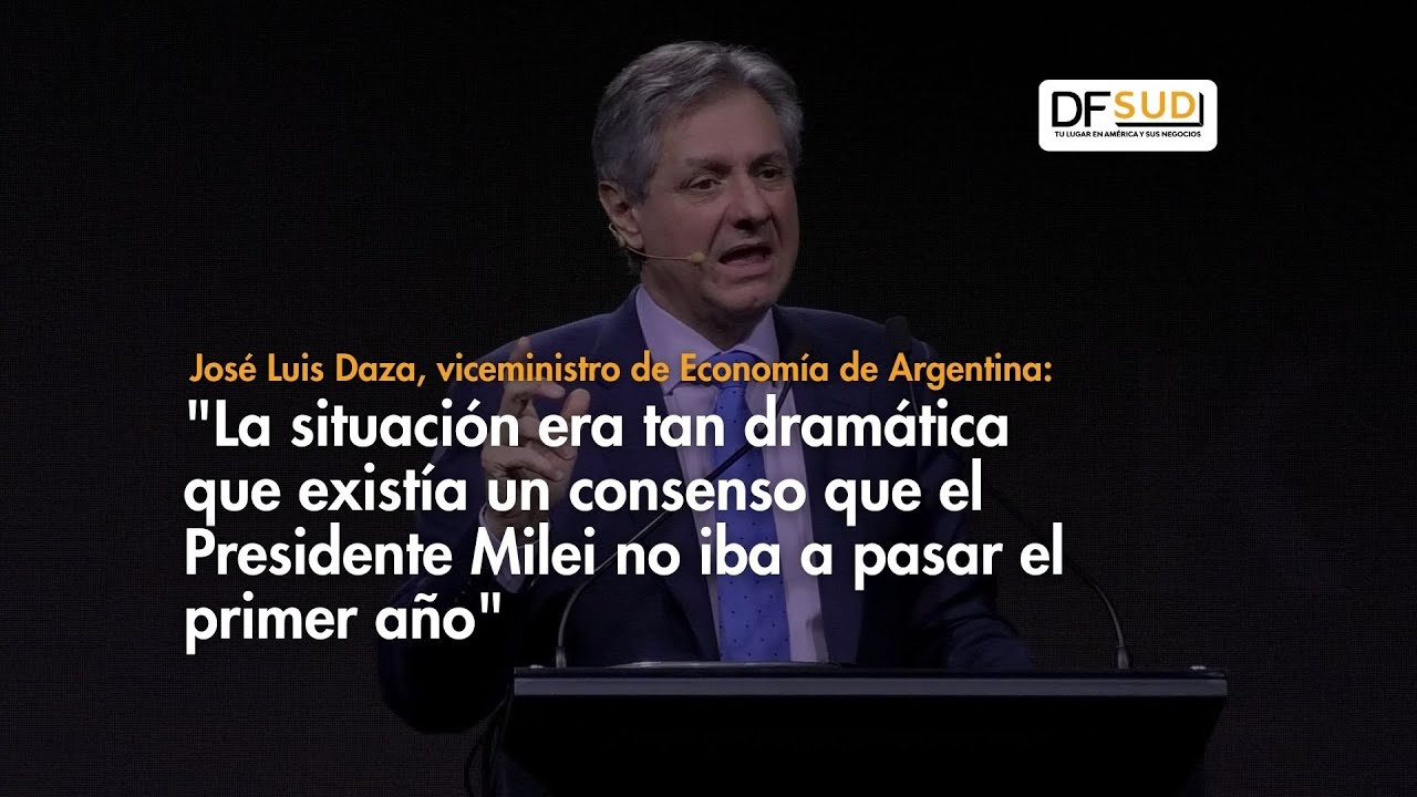 Viceministro José Luis Daza: “Decían que Milei causaría devastación (...) y la economía se expandió”