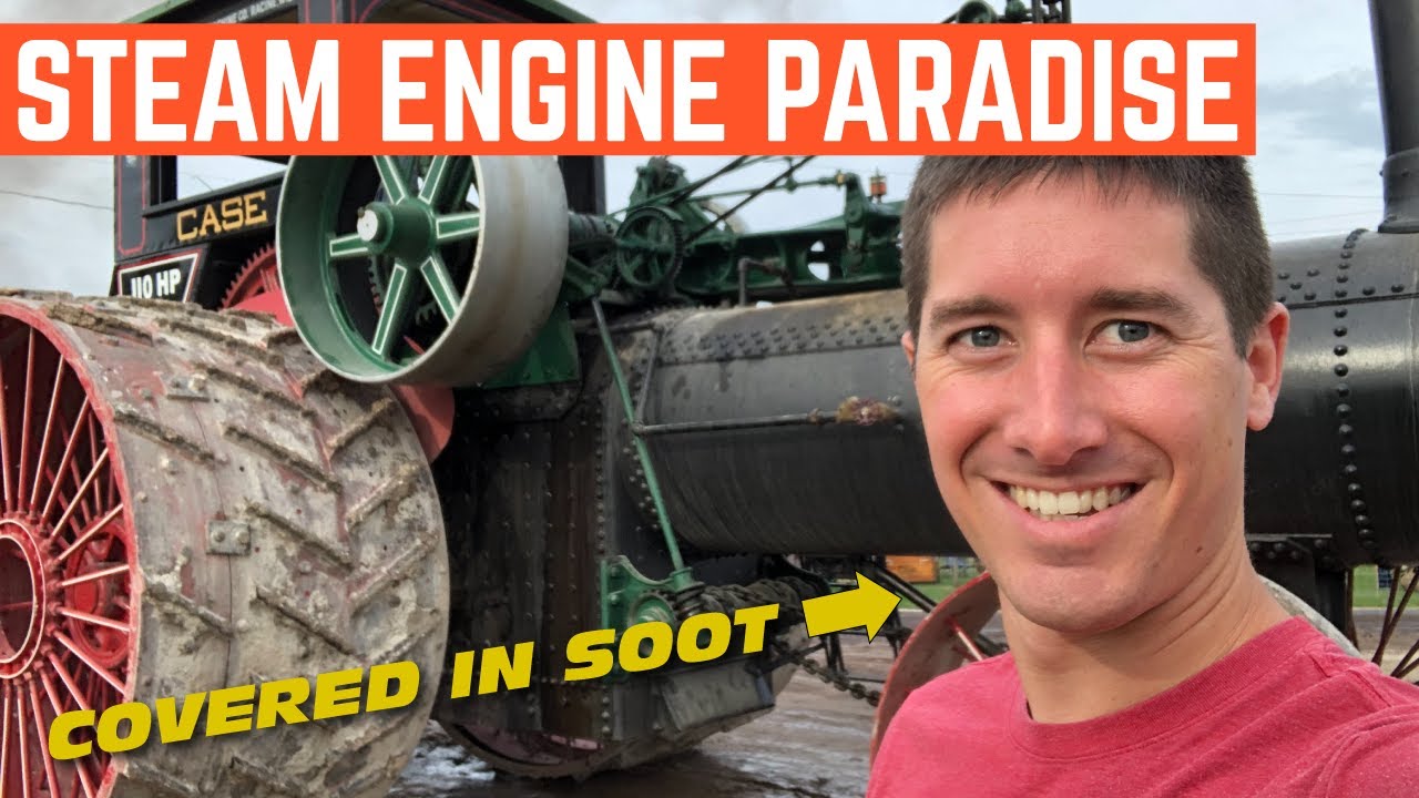 I RODE A 110HP STEAM ENGINE At Old Threshers Reunion