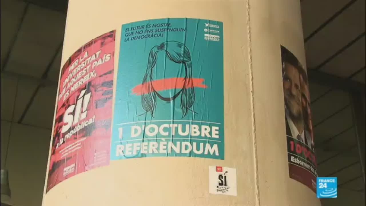 Catalonia Referendum: University of Barcelona symbolises wish for independence