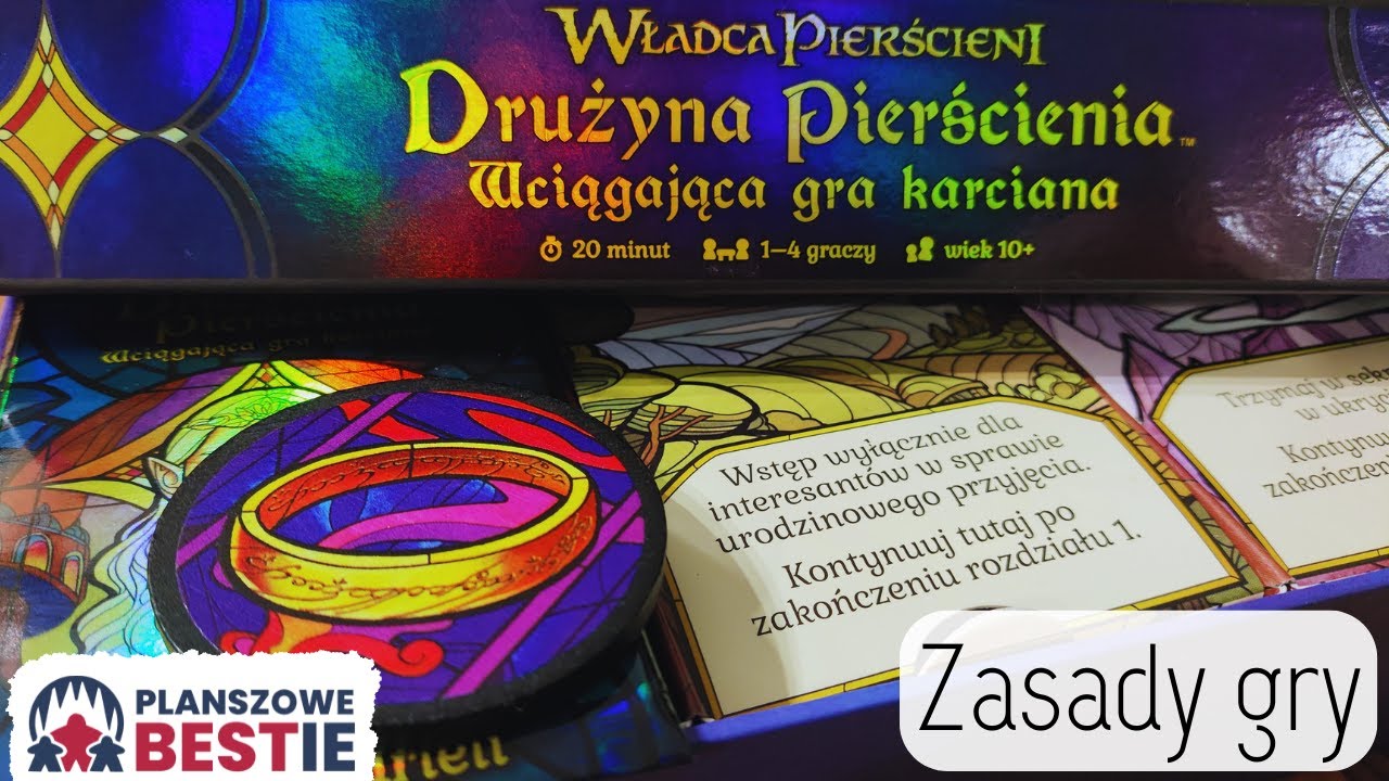 Władca Pierścieni: Drużyna Pierścienia - Wciągająca gra karciana - Zasady - PB #507 - 04.02.2025