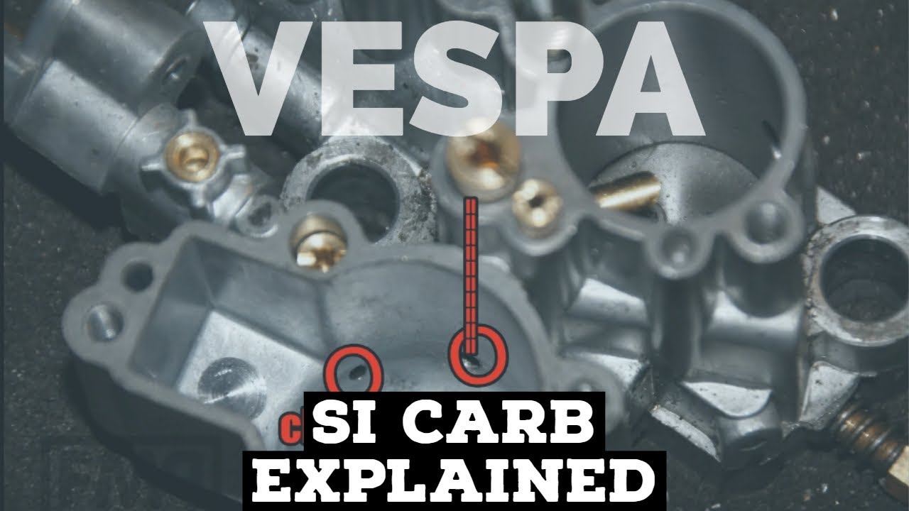 vespa SI CARB: fuel supply, jets, atomizer, mixer, air corrector EXPLAINED | FMP-Solid PASSion |