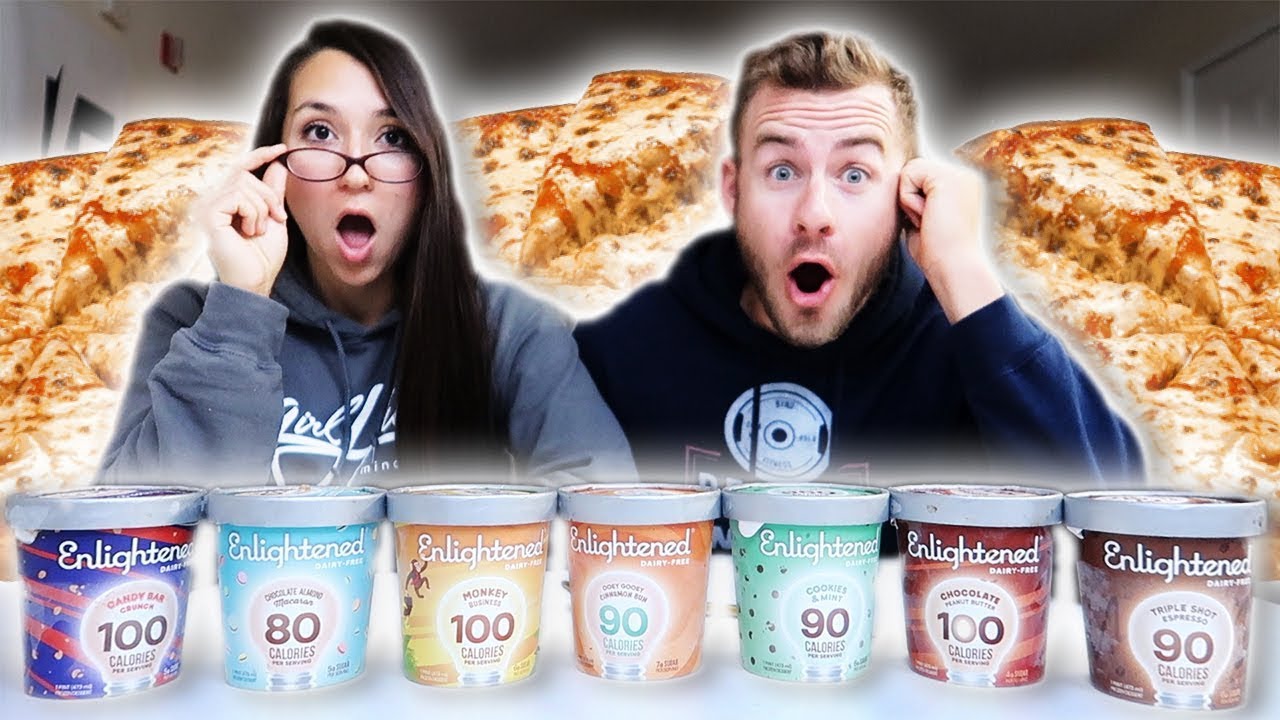 THE ENTIRE DAIRY FREE ENLIGHTENED ICE CREAM COLLECTION! (OUR FIRST VEGAN PIZZA EXPERIENCE)