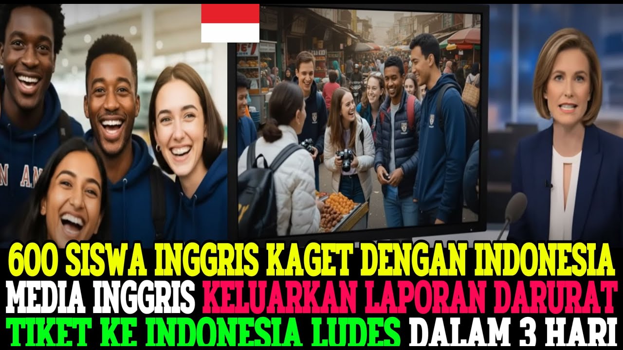 600 MAHASISWA CAMBRIDGE KE INDONESIA! BANDARA HEBOH, BBC LAPOR DARURAT!