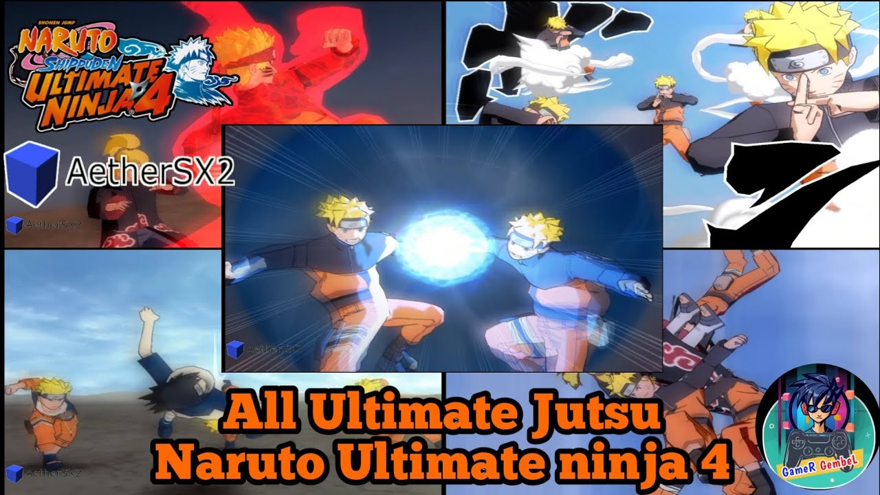 All Ultimate Jutsu Naruto Shippuden Ultimate Ninja 4