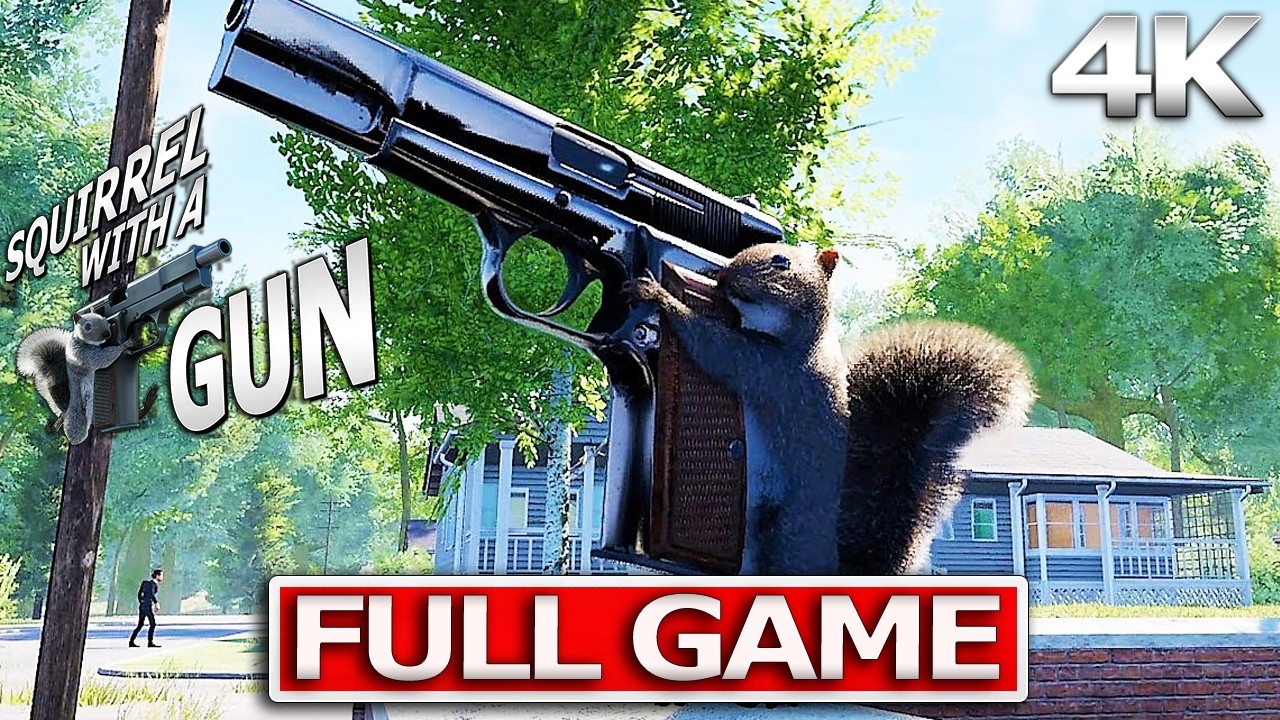 SQUIRREL WITH A GUN Full Gameplay Walkthrough / No Commentary【FULL GAME】4K 60FPS
