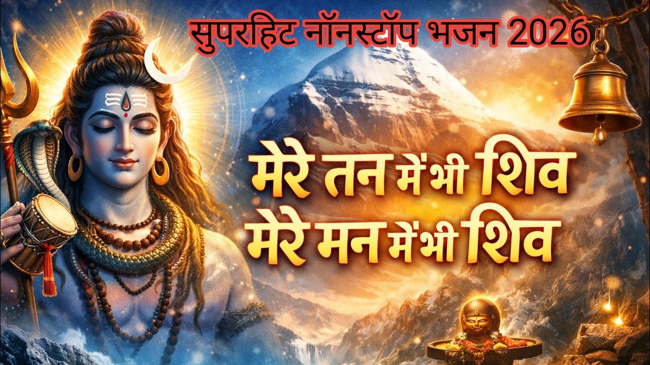 मेरे तन में भी शिव मेरे मन में भी शिव | 30 Minute Nonstop Shiv Bhajan | Mahadev Bhakti