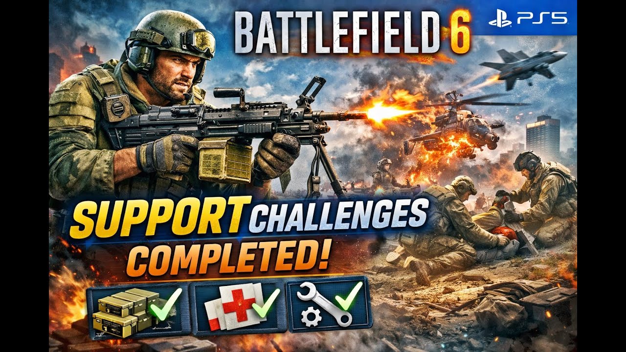 💣Ολοκληρώνω challenges ως support στο  Battlefield 6 Multiplayer
