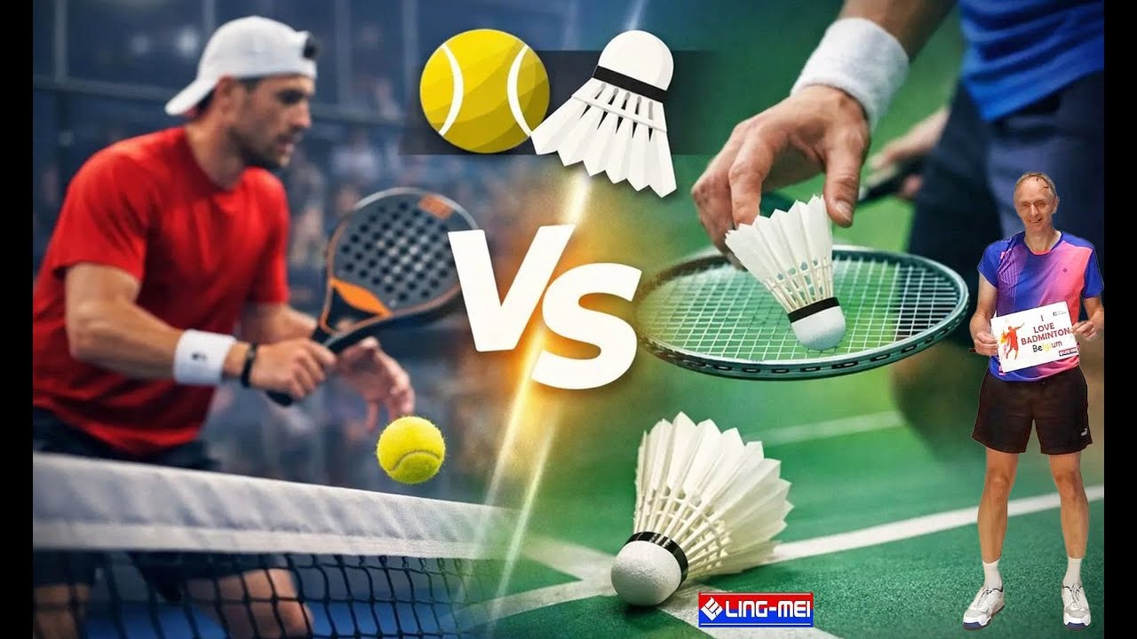 Profesional padel players vs amateur badminton players. No more discussion which sport is faster !!!