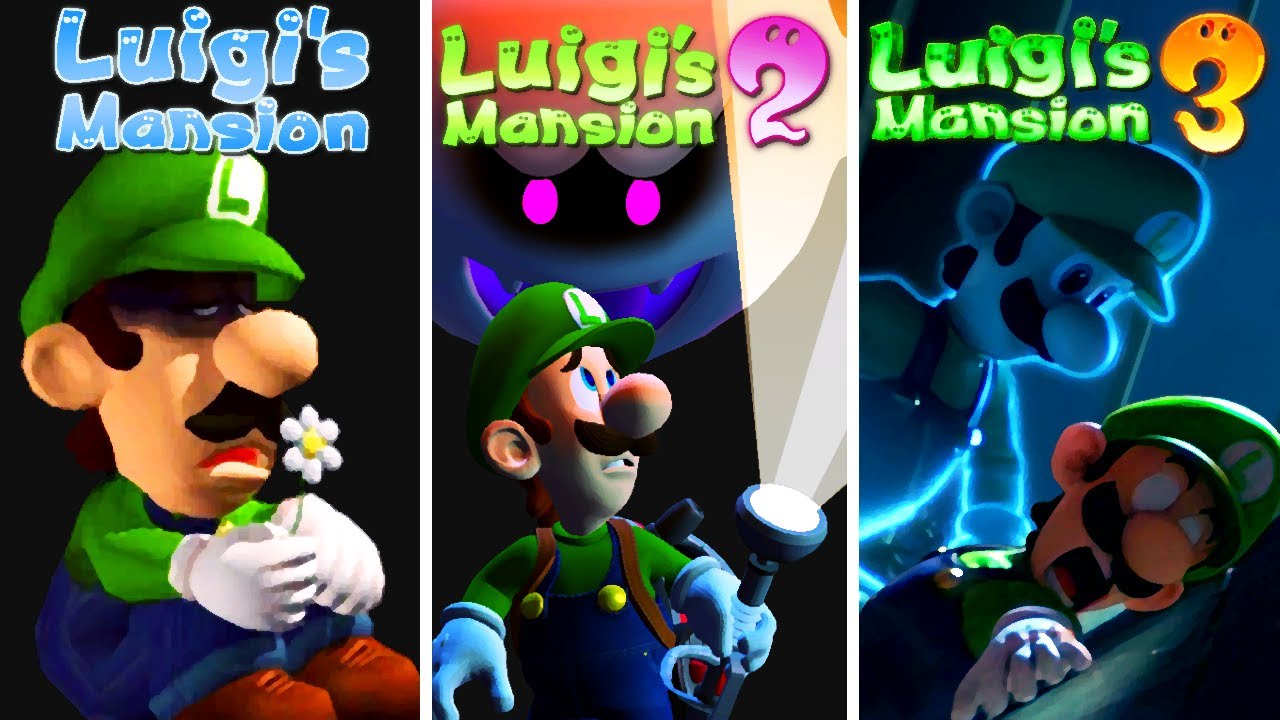 Luigi's Mansion Trilogy - Creepy Moments & Jumpscares