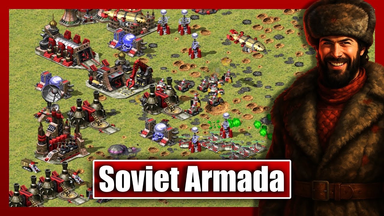 Red Alert 2 | Soviet Armada Ready | (7 vs 1 No SW)