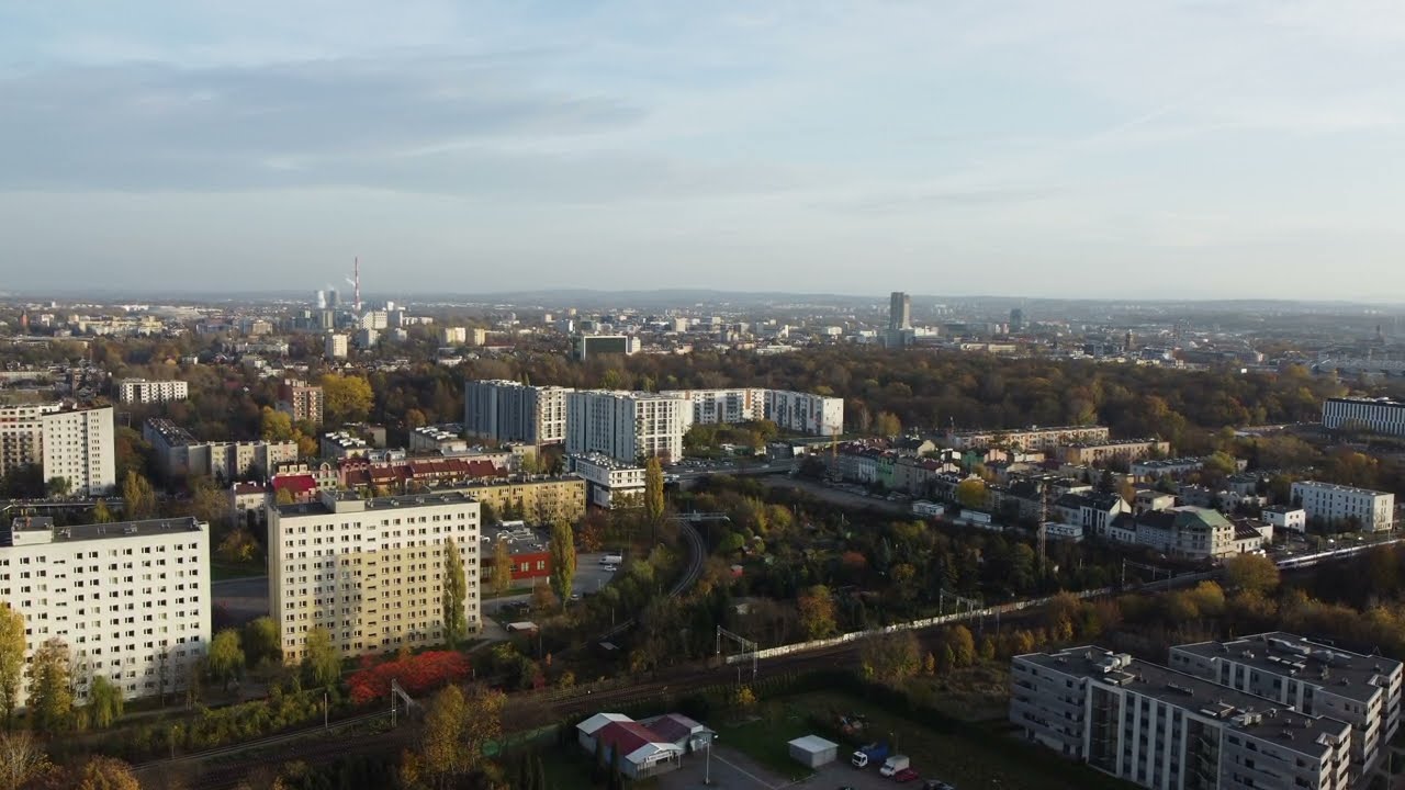 Kraków z lotu ptaka widok na centrum miasta, Bronowice, Żabiniec oraz okolice DJI Mini 2- 29.10.2022
