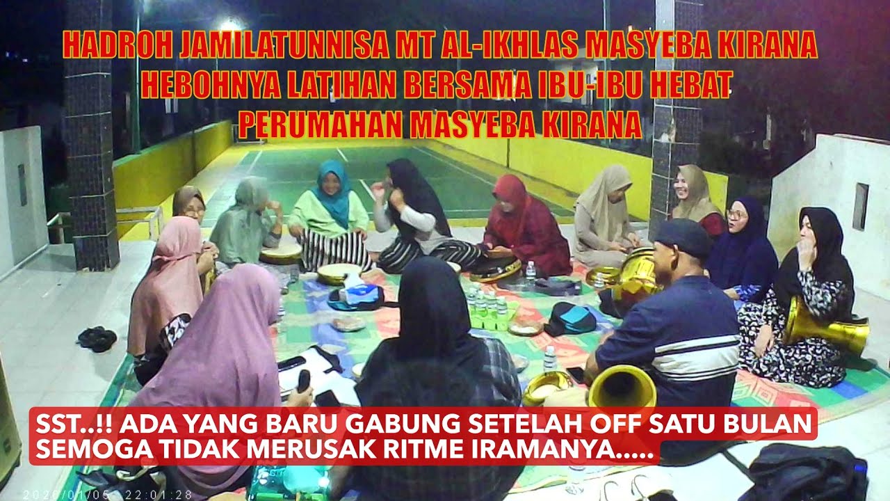 LATIHAN HADRAH JAMILATUNNISA MT AL-IKHLAS PERUMAHAN MASYEBA KIRANA BATAM CENTER