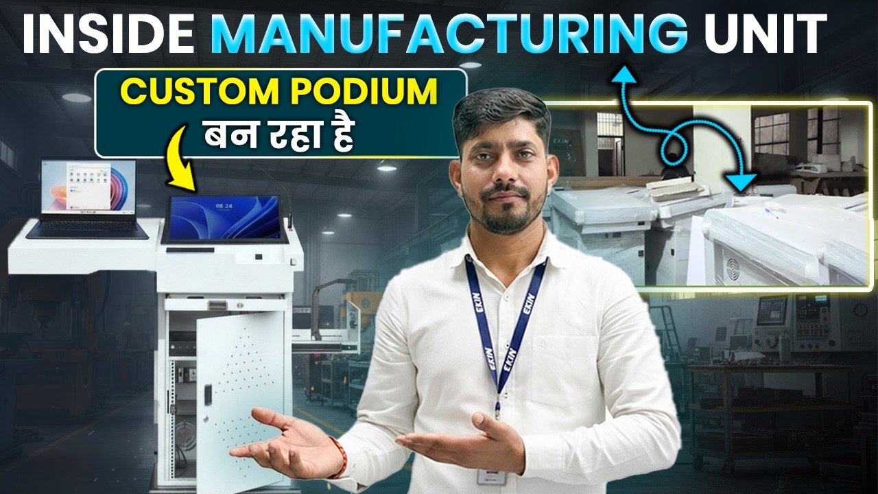 Custom Built Digital Podium Manufacturing Process | Made in India | Factory Tour | Custom Podium🔥