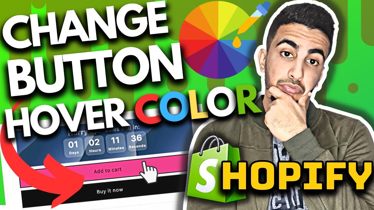 How To Change Button Hover Color In Shopify