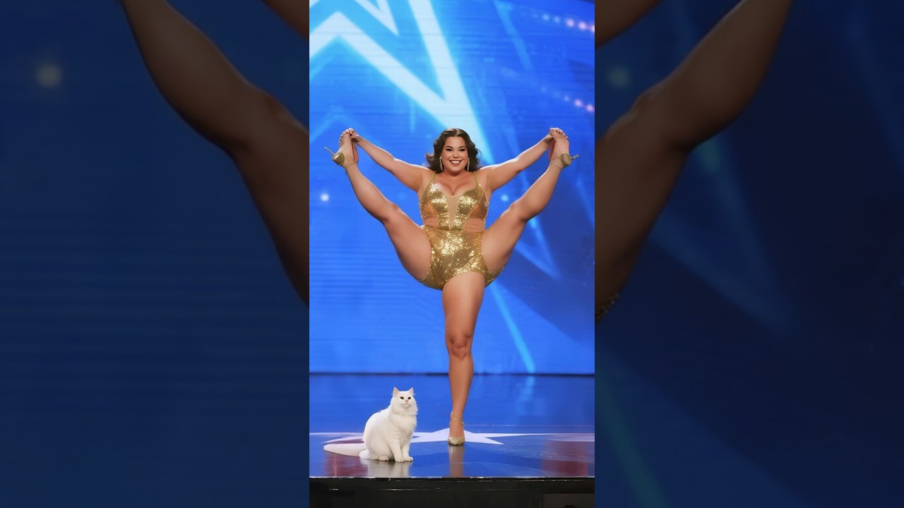 The Woman&rsquo;s Incredible Dance Act Wows AGT Judges! #americagottalent #magic #agt #shorts #cat #funny
