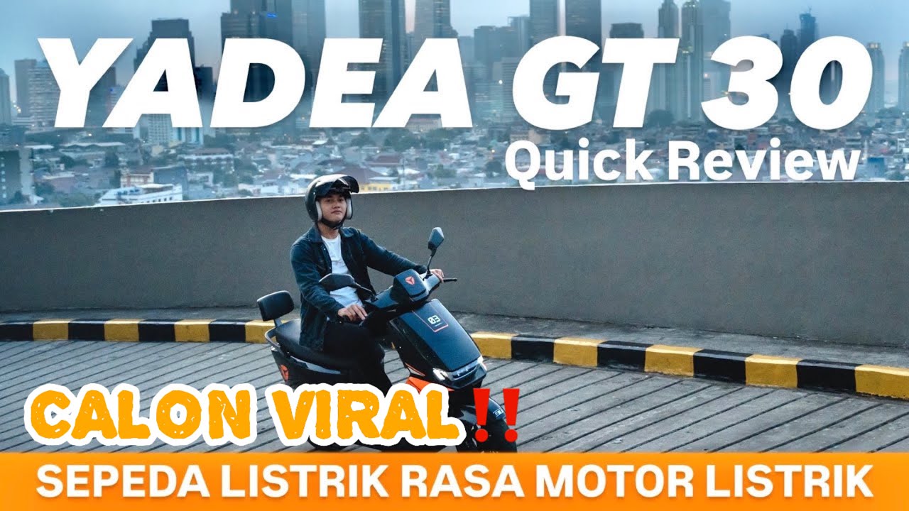 YADEA GT30 INI SEPEDA LISTRIK ‼️BUKAN MOTOR LISTRIK YADEA | PESAING SEPEDA LISTRIK UWINFLY‼️