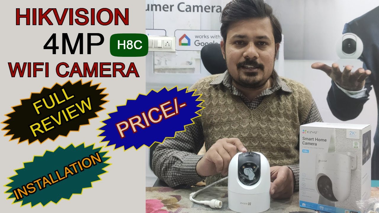 H8C EZVIZ PTZ AUTO ROTATING CAMERA || FULL HD 4MP
