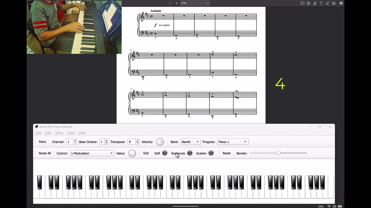 Canon PachelBel compases 1 a 13