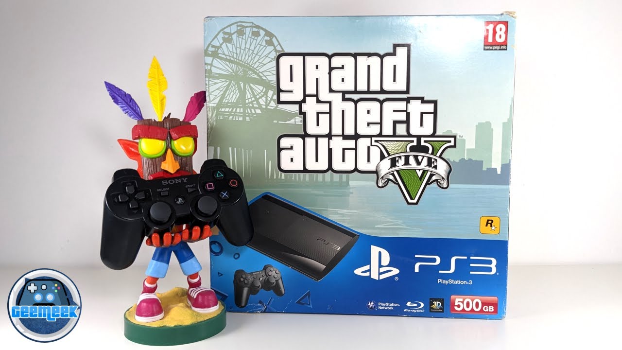 Sony PS3 Super Slim GTA V Bundle - Unboxing