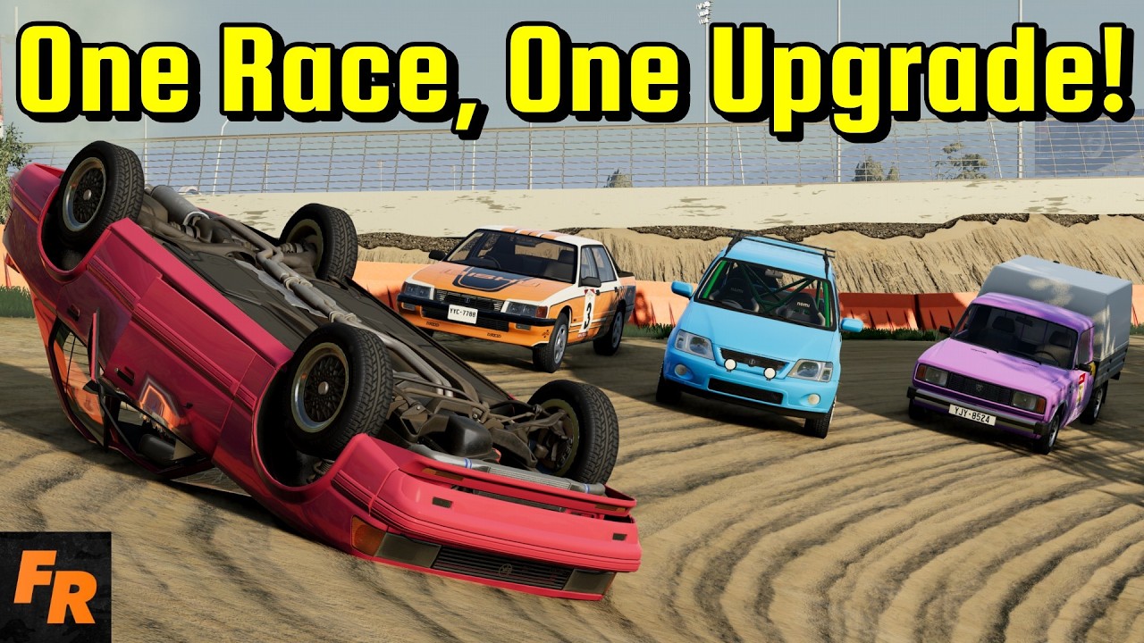Одна гонка &mdash; один апгрейд, но всё по бездорожью &mdash; BeamNG.drive