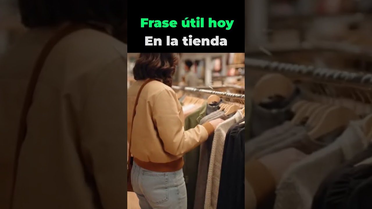 Aprende coreano: una frase directa para la tienda 