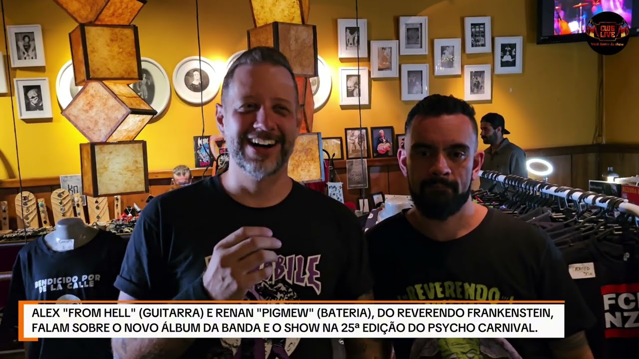 Entrevista Reverendo Frankenstein - Psycho Carnival - Curitiba - 15/2/2026
