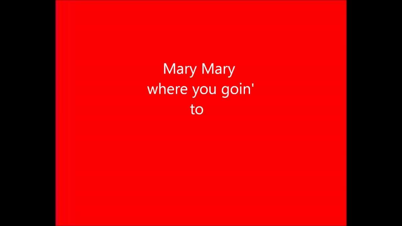 Mary Mary Lyrics The Monkees