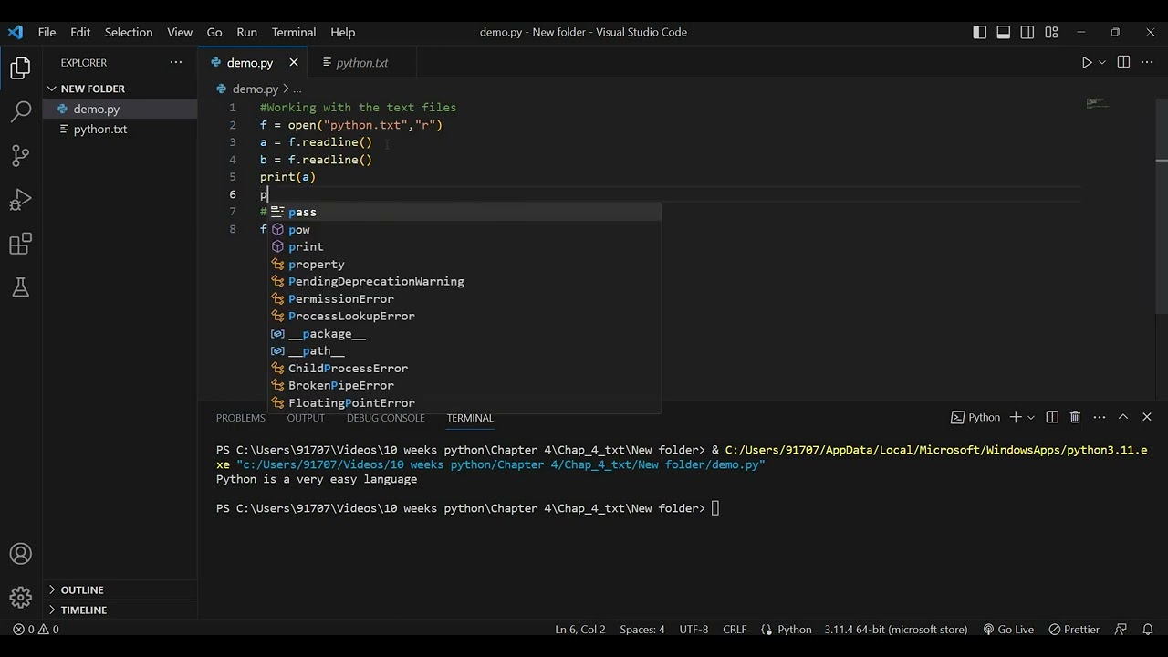 Chapter 4.2 | Working with text files in Python