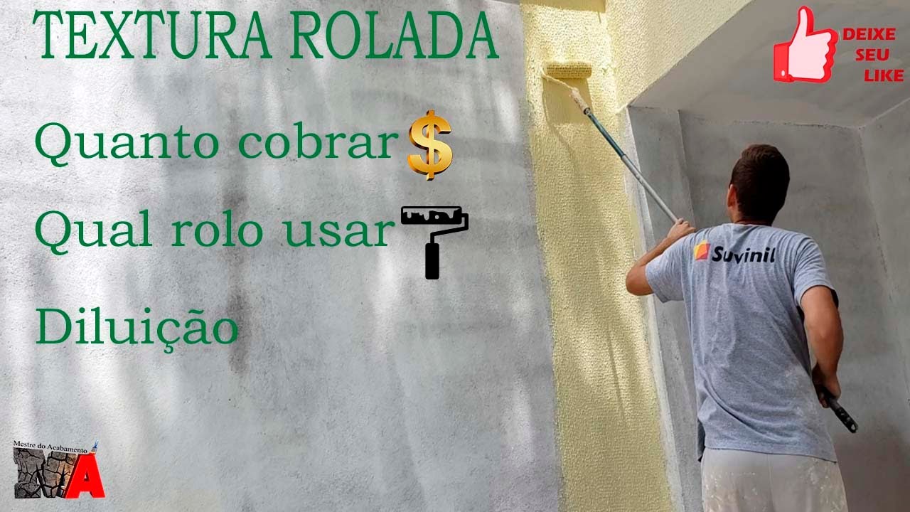 Tudo que Você precisa Saber Sobre Textura Rolada!!!