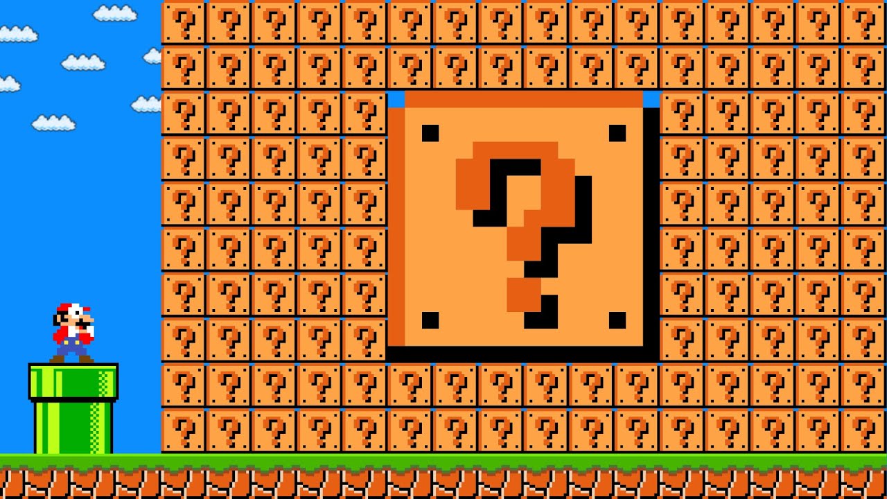 Mario's Battle to Collect 1,000,000 Item Blocks in Super Mario Bros.