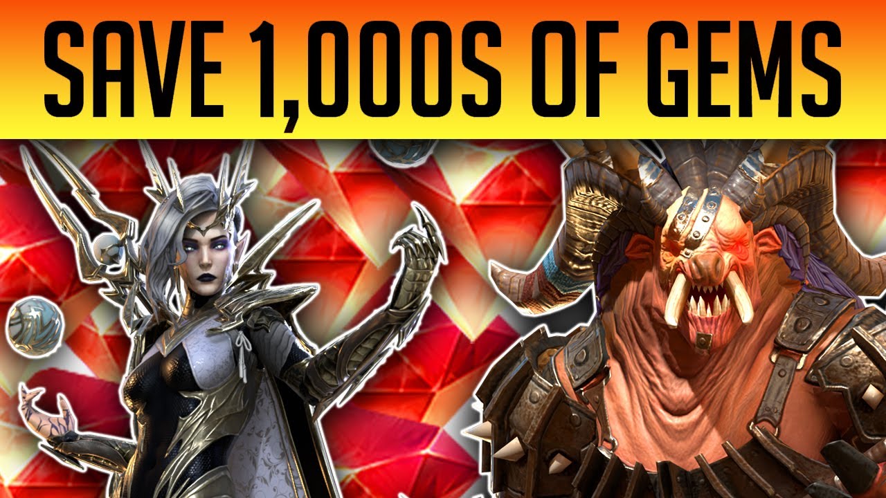 HOW TO SAVE 1,000s OF GEMS WHILST GAINING EXPERIENCE FARMING MINO! FTP 2022 | Raid: Shadow Legends