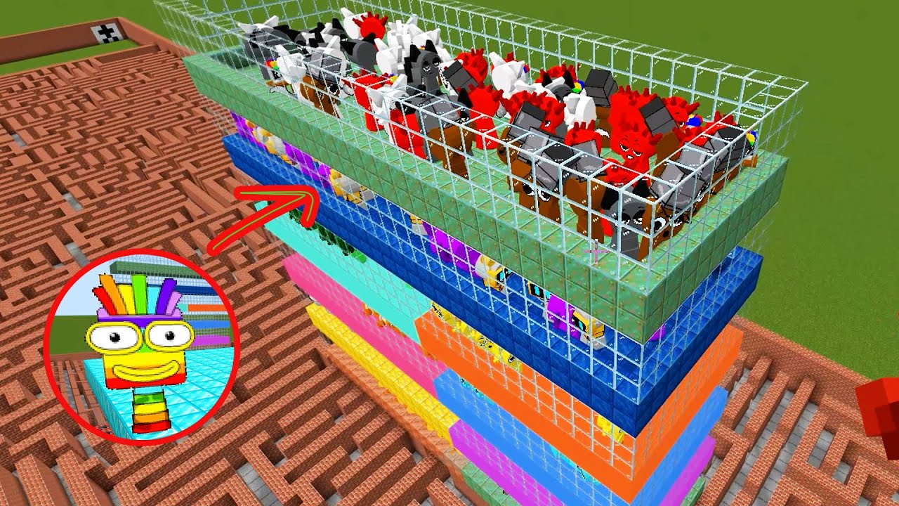 Incredibox Sprunki vs HORROR & OC NEXBOT SPRUNKI! MAZE MAP Minecraft Bedrock PE/ #16 #sprunki