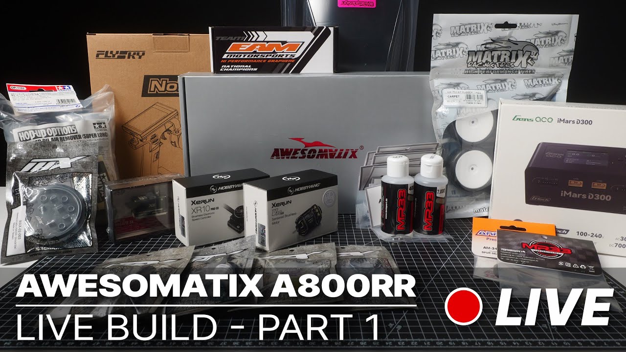 Back After 20 Years! The Ultimate RC Build Begins LIVE !rccar | Awesomatix A800RR Build | PART 1