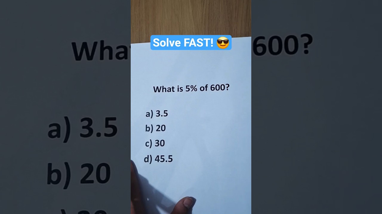 Find Percentages in Seconds | Percentage Problems - Shortcuts & Tricks #maths  #percents  #mathtrick