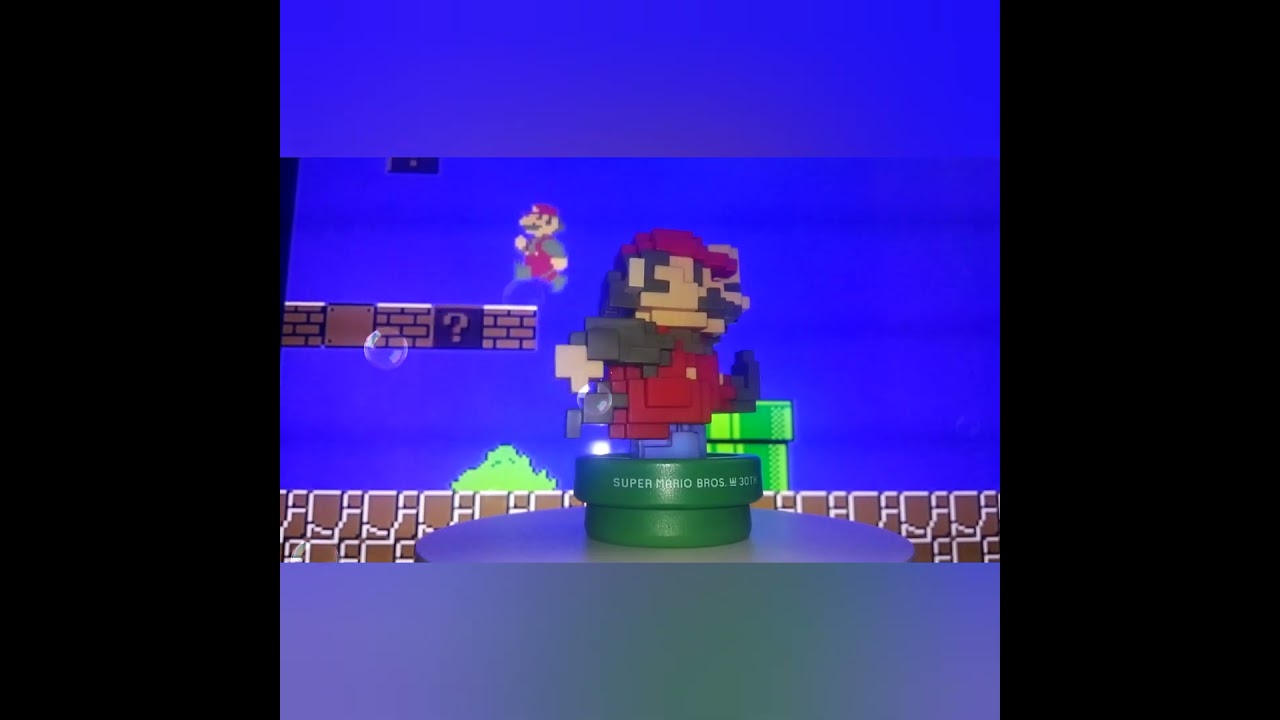⏱️  Amiibo Pixel Mario Bros - Nintendo - NES -Famicom - shorts  (figure / figura) Classic - vintage