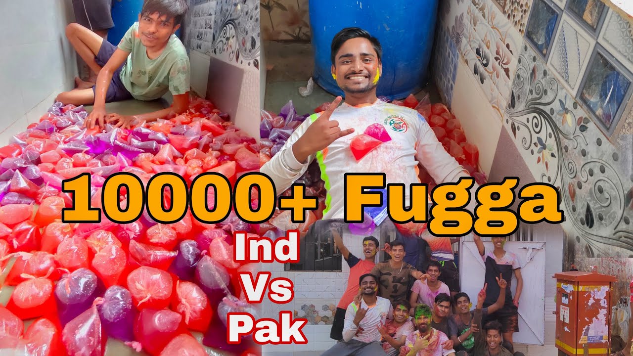 HOLI SPECIAL 10000+ Balloons || Balloon War