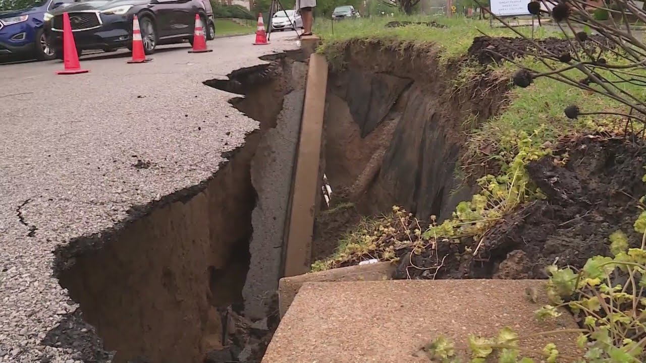 Three new sinkholes rattle St. Louis neighborhoods