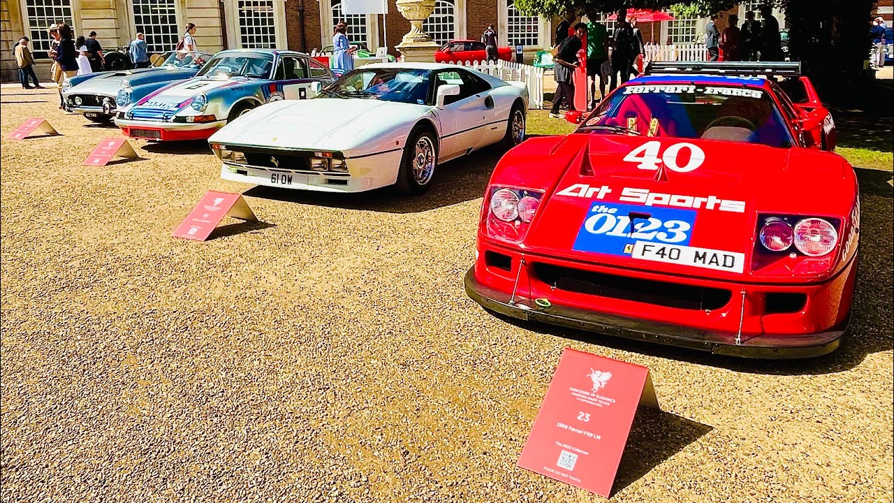 Hampton Court Palace Concours d'Elegance 2025! Incredible Display of The Worlds Most Valuable Cars!
