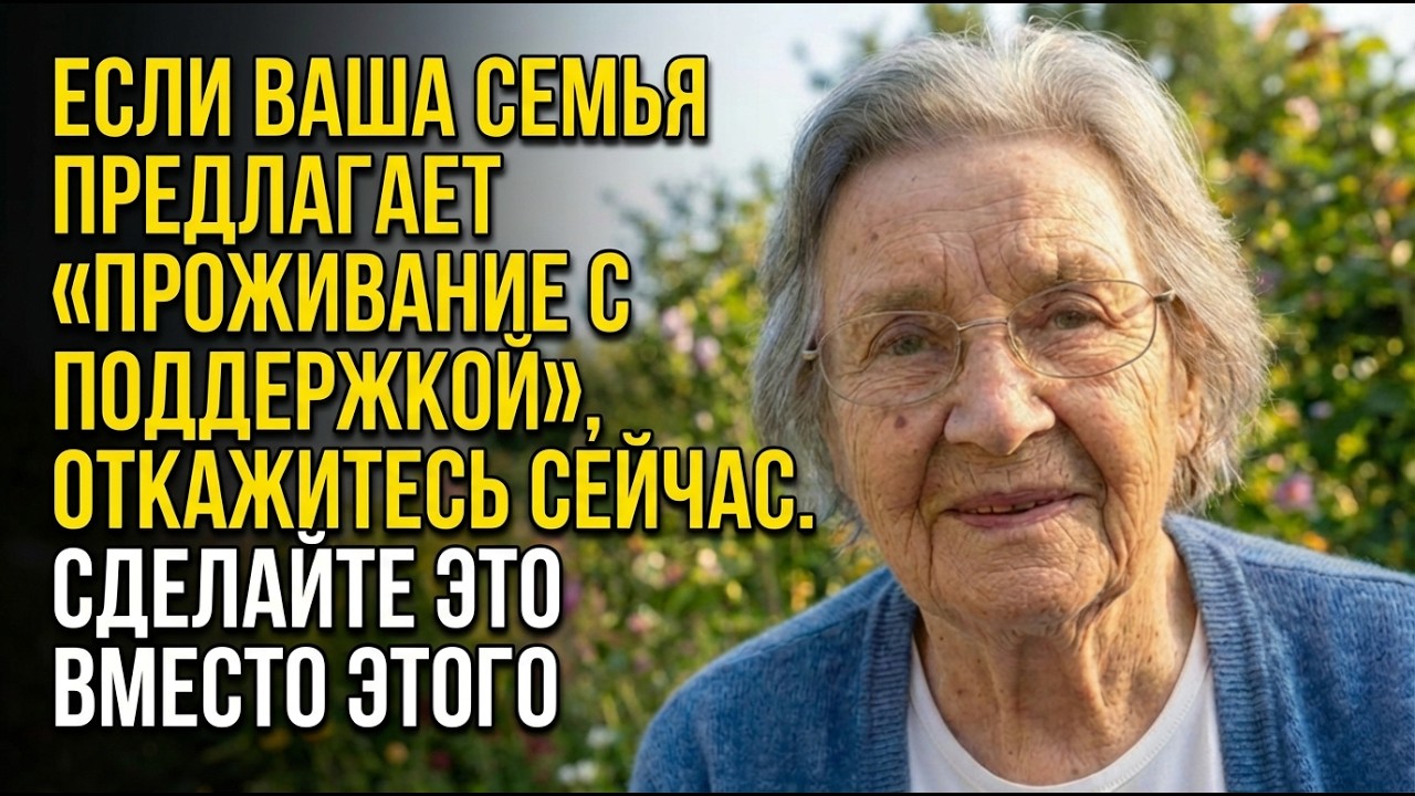 Если Ваша Семья Предлагает «Проживание С Поддержкой», ОТКАЖИТЕСЬ СЕЙЧАС. Сделайте Это Вместо Этого
