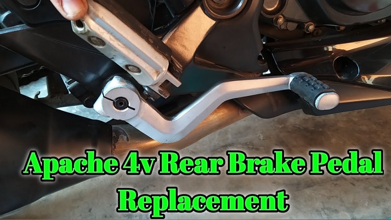 TVS Apache 160/180 2v  160/200 4v bs4/bs6 Rear Brake Pedal Replacement