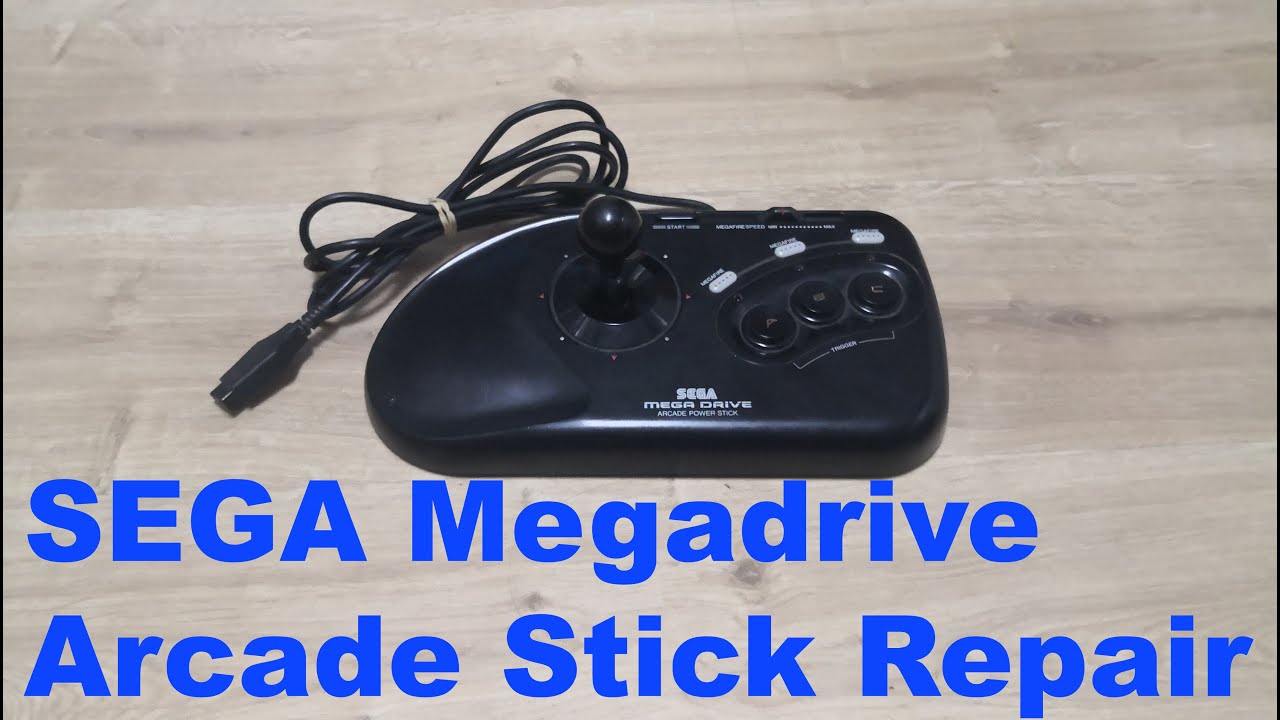 Sega Megadrive Arcade Stick Repair Commission Work.
