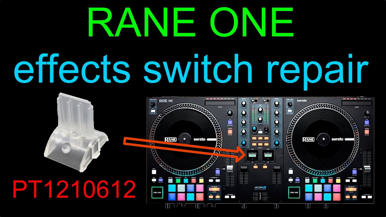 Rane ONE effects paddle switch repair
