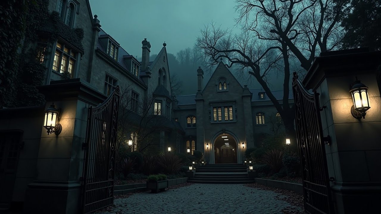 Dark Melancholic Piano Music ~ Eerie Gothic Mansion Ambience for Study & Focus