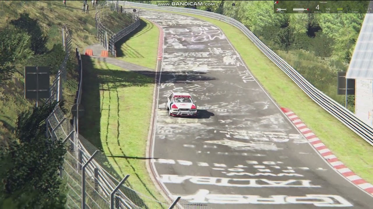 Homenaje GrA Audi 200 C3 Quattro Walter Röhrl Nurburgring touristenfahrten