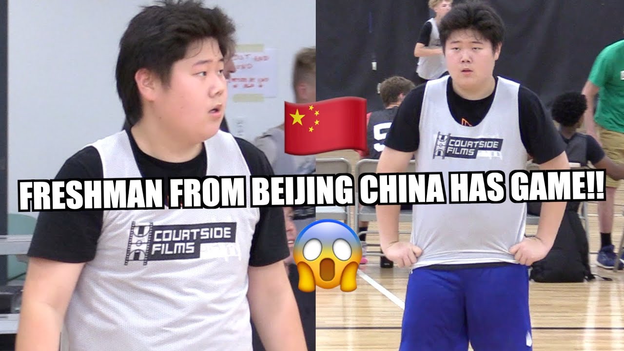 Freshman Zheyan Zhang is a WALKING BUCKET From Beijing!