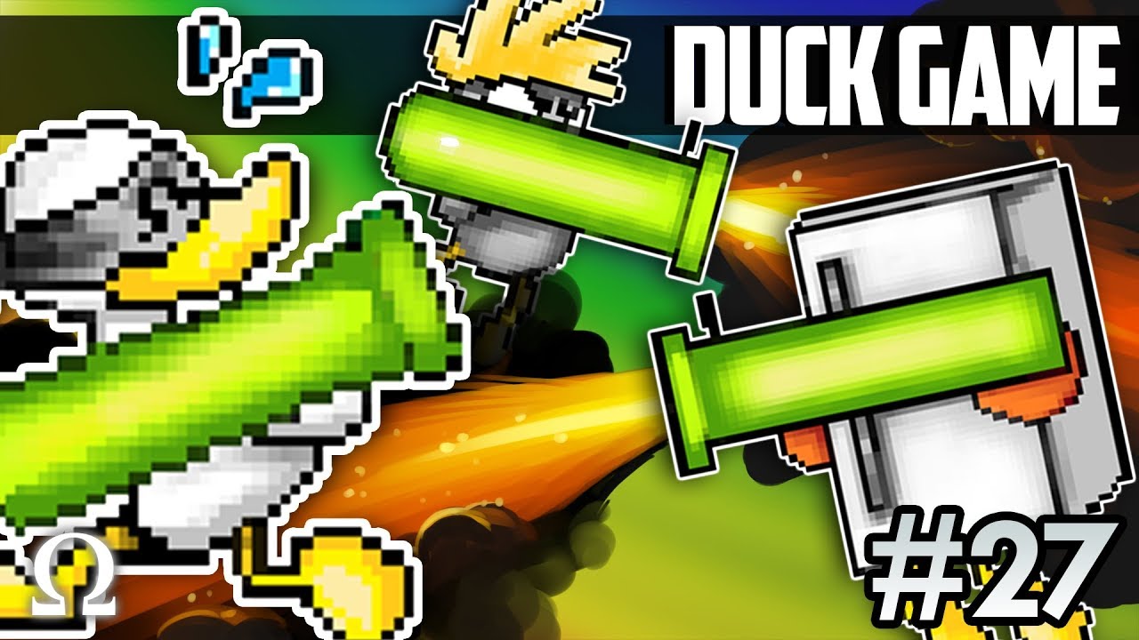 MEGA DUCK-ZOOKA GOOFS! | Duck Game #27 Funny Moments Ft. Jiggly, Satt, Swag