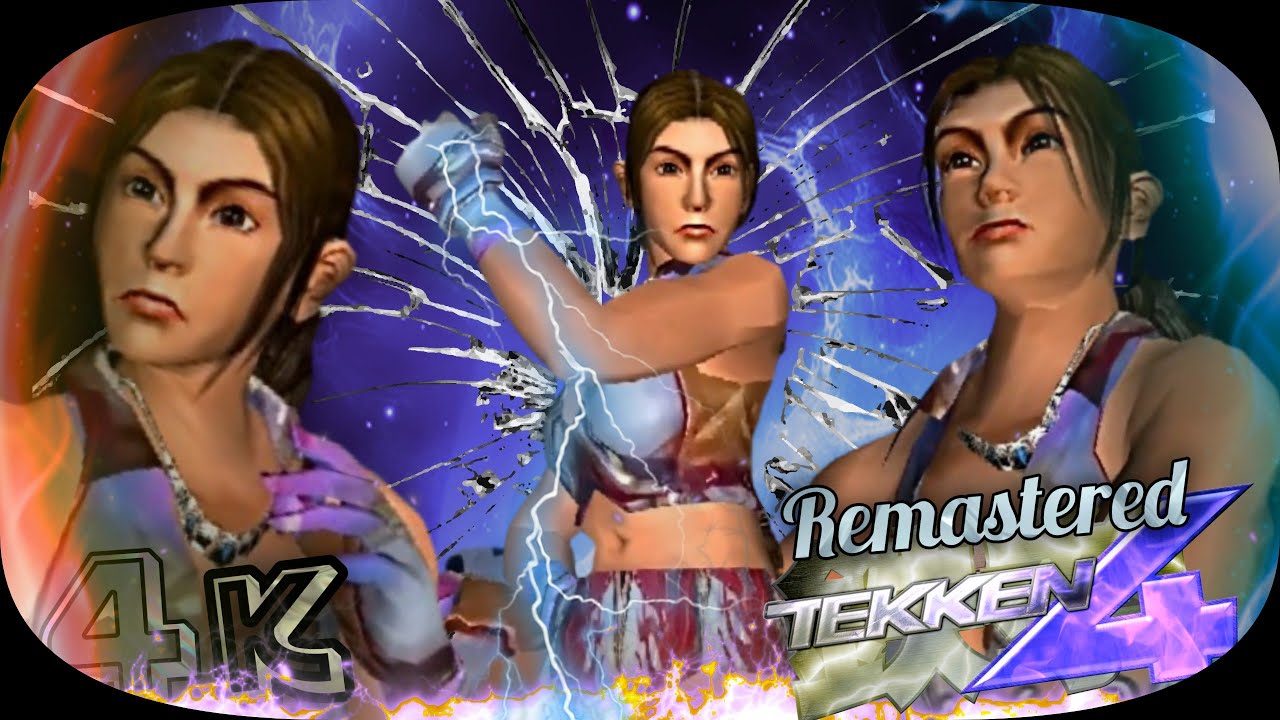 Julia ( Kunimitsu T8 design & Ninja moves ) Tekken 4 Remastered UHD 4K 60 FPS 