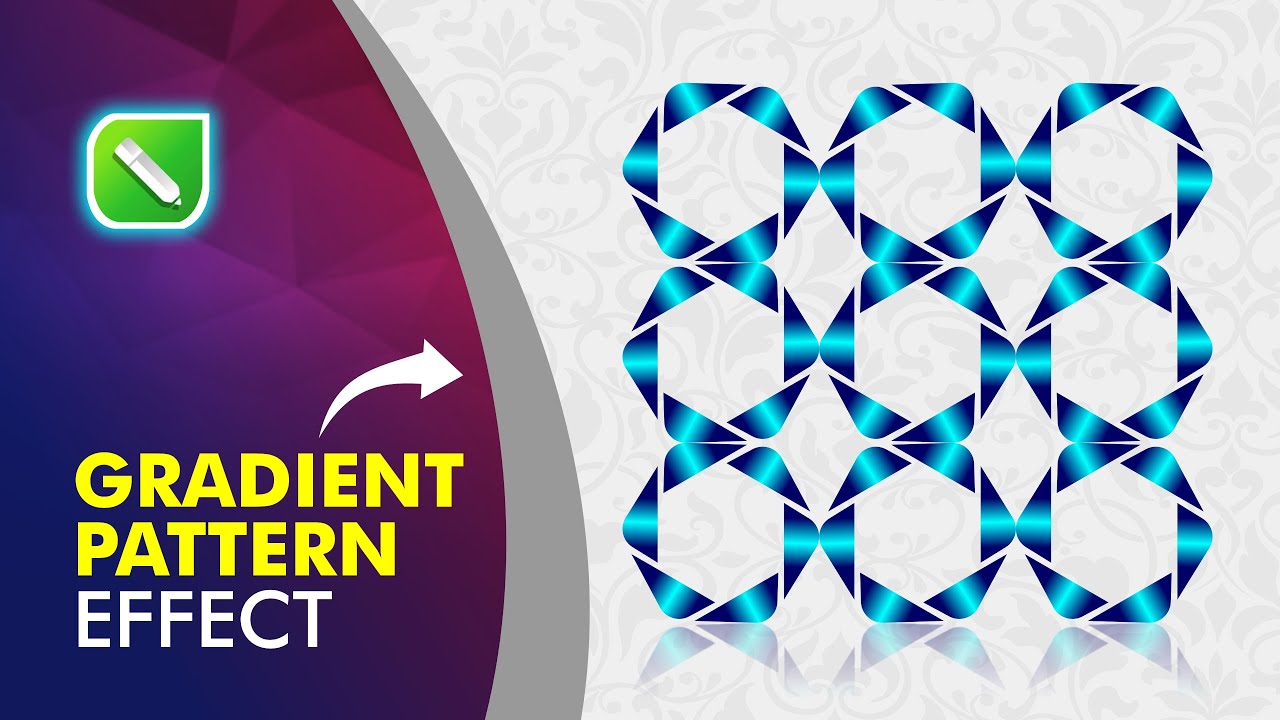 HOW TO CREATE GRADIENT SHUTTER PATTERN EFFECT IN CORELDRAW!