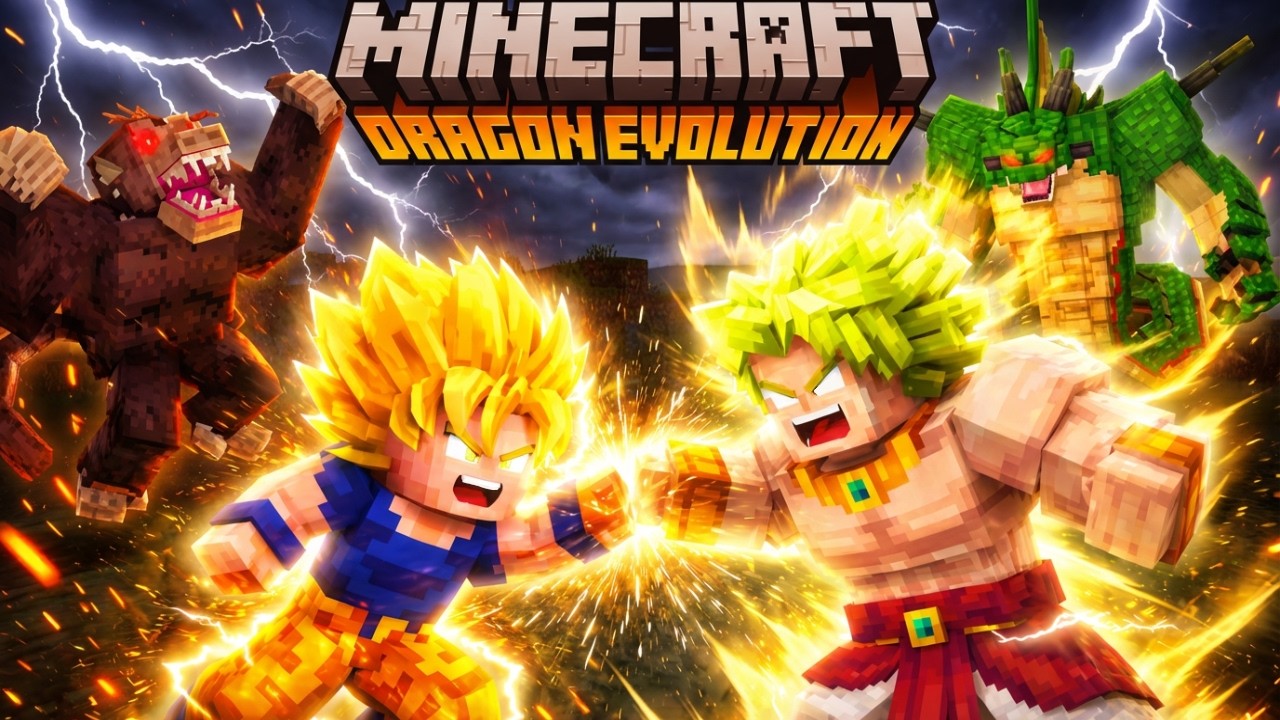I Found The BEST Dragon Ball Mod!! Dragon Ball Evolution Addon/Mod For Minecraft PE!? (1.21.132+)