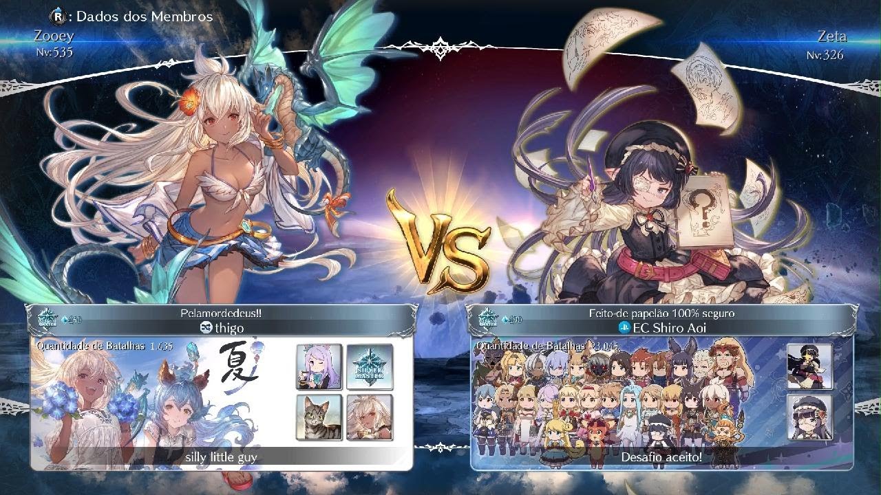Granblue Fantasy Versus: Rising - Lunalu (ShiroAoi) vs Zooey (Thigo)